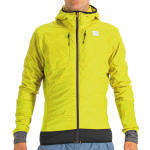 зимняя спортивная куртка Sportful Cardio Wind Jacket лимонно-жёлтая