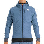 зимняя спортивная куртка Sportful Cardio Wind Jacket серо-голубая