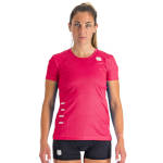 Kvinner t-skjorte Sportful Cardio W Jersey kortermet bringebær