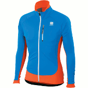 легкая куртка Sportful Cardio Wind Top сине-оранжевая