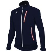 Universal nordic ski jacket Sportful XC Check Softshell navy blue