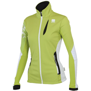 женская лыжная куртка Sportful Dolomiti Softshell, цвет лайм