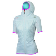 женская куртка с коротки рукавом Sportful Doro Rythmo Puffy белая