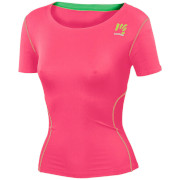 лёгкая женская футболка Sportful Karpos Fast W Jersey ярко розовая