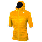 Куртка с коротким рукавом Sportful Rythmo Puffy тёмно-золотая