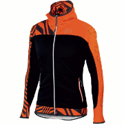 разминочная куртка Sportful Rythmo WS Jacket оранжево-чёрная