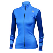 Warm knitted women jersey Sportful Rythmo W Parrot blue
