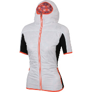 женская куртка с коротки рукавом Sportful Rythmo Evo W Puffy белая