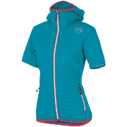 Warm-up jacket Sportful Rythmo W Puffy short-sleeve turquoise