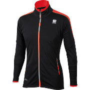Warm-up jas Sportful Squadra WS Jacket zwart-rood