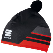 Bonnet léger Sportful Squadra Light Race Hat noir-rouge