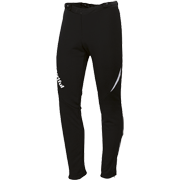 разминочные брюки Sportful Squadra 2 WS Pant чёрные с белыми вставками