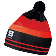 зимняя шапочка Sportful Apex Race Hat чёрнo-красная