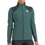 женская разминочная куртка Sportful Squadra W елово-зелёная