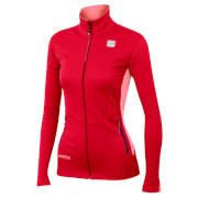 Vrouwen jas Sportful Squadra WS W Jacket rood