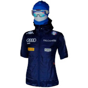женская куртка с коротки рукавом Sportful Team Italia Kappa W Puffy "Итальянский синий"