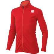 Oppvarming jakke Sportful Team Jacket Junior rød