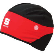 тёплая лыжная шапочка Sportful WS Cold Hat чёрно-красная