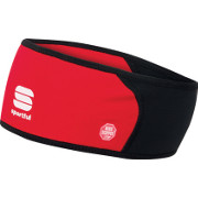 тёплая повязка Sportful Windstopper Headband красно-чёрная