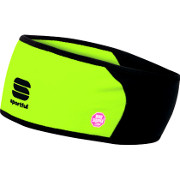Sportful Windstopper Headband yellow fluo-black