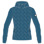 Женская тёплая`куртка Sportful Xplore Thermal W серо-голубая