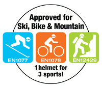 approved for ski, bike and mountain