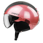 Ski hjelm Casco SP-2 Carbonic Visor svart-rose