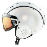 Ski und Snowboardhelm Casco SP-6 Special Visor Vautron Multilayer weiss Chameleon