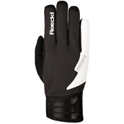 Gants de top-fonction Roeckl LL Lomma Windstopper noir-blanc