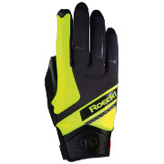 Renn-Handschuhe Roeckl LL Lidhult schwarz-gelb