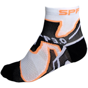 Spring 923 Speed Pro sokk svart-hvit-orange
