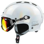 Casque de ski Casco CX-3 Icecude Spécial blanc metallic effet