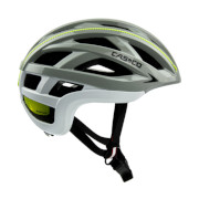 Cykel / Rullskidor hjälm Casco Cuda 2 Strada gråх-vit neon glänsande