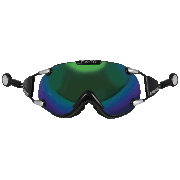 горнолыжные очки CASCO FX-70 Carbonic чёрно-изумрудные