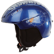 Casco Powder Junior Outdoor Blau Glanz Skihelm 2010/2011