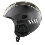 Skihelm CASCO SP-4 Cafe Racer zwart structuur