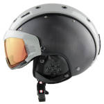 Ski og Snowboard hjelm Casco SP-6 Special Visor Vautron grå-svart struktur