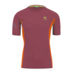 Heren t-shirt Karpos Nuvolau Jersey Granaatappel / rode ibis