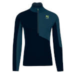 Warm jersey Karpos Federa Half-Zip Fleece Black / Midnight