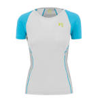 Women t-shirt Karpos Lavaredo Evo W Jersey white/blue atoll