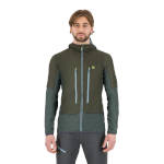 Ski mountaineering jacket Karpos Alagna Plus 2.0 deep depht / wool gray