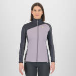 Warm jersey Karpos Federa W Full-Zip Hoodie Fleece lavender / woodland grey