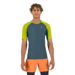 Men's racing t-shirt Karpos Lavaredo Jersey Stargazer/Primrose