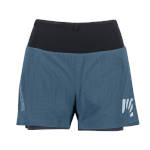 Women's trail running shorts Karpos Lavaredo Ultra W Shorts Bluefin / Ombre Blue