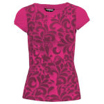 Женская футболка Karpos Loma Print W Jersey малиново-бордовая