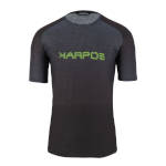 T-shirt homme Karpos LPrato Piazza Jersey Noir/Bleu Ombre/Vert Jasmin