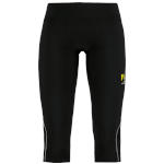 Kvinnor löparbyxor Karpos Quick Evo W 3/4 Pants svart-vit