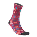 Summer socks Karpos Spasso Print Socks outer space / pomegranate / larkspur