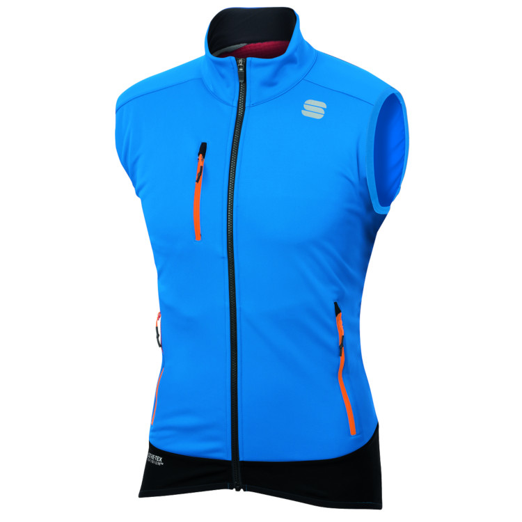Training warm vest Sportful Apex WS Brilliant blue, CrossCountry