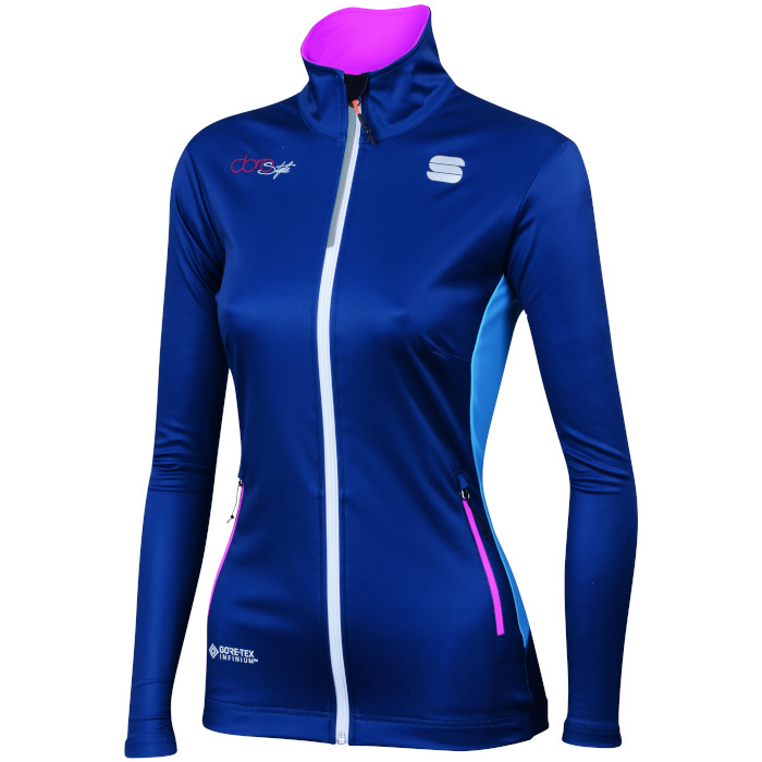 Warm-up Jacke Sportful Doro WS blaue-dämmerung, CrossCountry Elite Sports  VoF